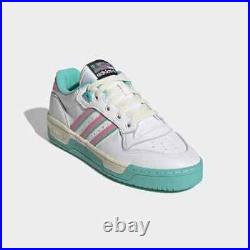 Adidas Originals Men's Rivalry LOW Shoes Cloud White / Bliss Pink / Mint Rush