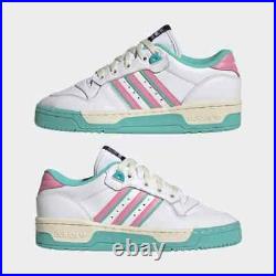 Adidas Originals Men's Rivalry LOW Shoes Cloud White / Bliss Pink / Mint Rush
