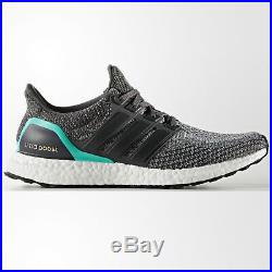 Adidas Ultra Boost Mens Grey Shock Mint Running Shoes Trainers AQ5931 ALL Sizes