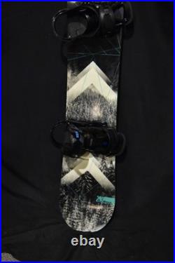 Alibi Motive Snowboard Size 163w CM With Burton Large Bindings