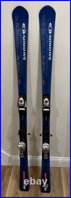 All-Mountain Skis 155cm Salomon Streetracer with C611 Bindings (USED)