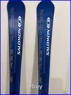 All-Mountain Skis 155cm Salomon Streetracer with C611 Bindings (USED)