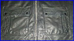 All Saints Karl Men Jacket Genuine Lambskin Leather Mint Condition Size Small