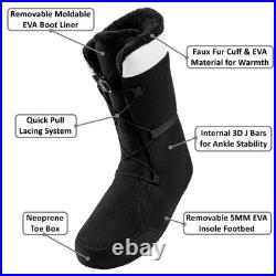 Alpine Swiss Mens Snowboard Custom-Fit Liner Medium Flex For All-Mountain