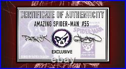 Amazing Spider-man #55 Gleason Signed White Virgin Exclusive Variant Coa Nm/m