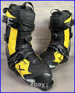 Apex MC-X All Mountain Walkable Double Boa Ski Boots Sz 27 Mondopoint