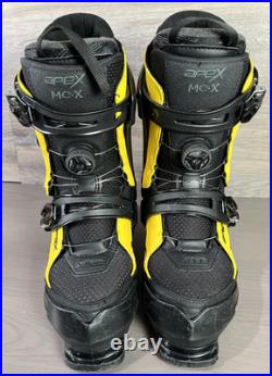 Apex MC-X All Mountain Walkable Double Boa Ski Boots Sz 27 Mondopoint