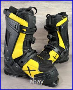 Apex MC-X All Mountain Walkable Double Boa Ski Boots Sz 27 Mondopoint