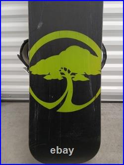 Arbor A Frame 158cm Snowboard Rossignal Battle Bindings Mens Sz Large