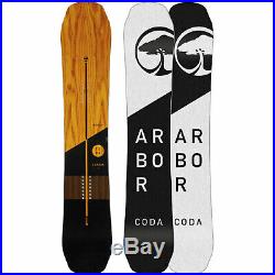 Arbor Coda Camber Men's Snowboard all Mountain Twin Freestyle Freeride 2019 New