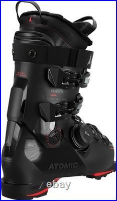 Atomic Hawx Prime 100 BOA Men's Ski Boots, Black/Red, M30/30.5 MY26