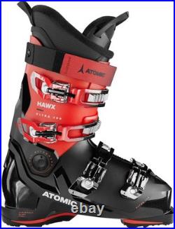 Atomic Hawx Ultra 100 Men's Ski Boots, Black/Red, M28/28.5 MY27