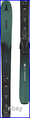 Atomic Maverick 86 C R Men's All-Mountain Skis, Dark Green/Black, 161cm with E M 1