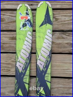 Atomic Nomad Colt 157cm All Mountain Skis with Atomic XTO 10 Bindings Snow Skis