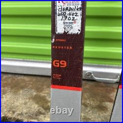 Atomic Redster G9 159cm FIS Norm skis with bindings Atomic 10 NICE