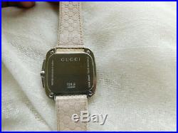 Authentic Men/s Luxury Gucci Watch. Ref 131.3 (coupe). Mint Dial. All Original