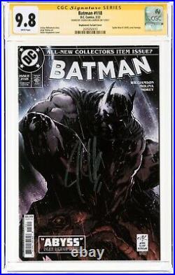 BATMAN #118 CGC 9.8 NM/MINT SS DC signed comic Bogdanovic SPIDER-MAN #1 homage
