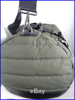 BNWT Polo Ralph Lauren Olive Mountain Nylon Puffa Duffle Hold All Overnight Bag