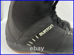 BURTON Freestyle Snowboard Boots All Mountain Men's 7 Black New No Box
