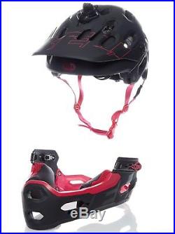 Bell Helmet Super 3r Mips Matte Gloss Black/cherry Medium All Mountain