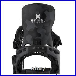 Bent Metal Lightning Supermatic Snowboard Bindings, 2025/2026, Black, Size L