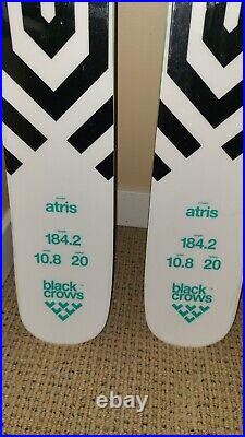 Black Crows Atris Skis 184cm + King Pin 13 Bindings + Pomoca Skins. Used Once