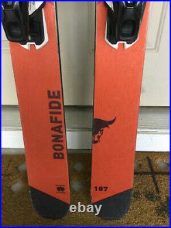 Blizzard Bonafide skis size 187cm with Demo bindings