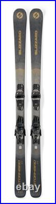 Blizzard Stormbird 7.7 Men's Frontside Skis, Black/Gold, 160cm with TPC 11 DEMO Bi
