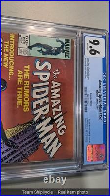 Brand AMAZING SPIDERMAN252 SSTAND CGC 96 WHITE PAGES 1ST G2U
