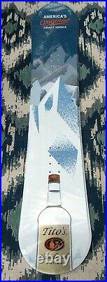 Brand New Cellophane'19 Tito's Vodka ADV Snowboard Austin Texas 155cm Snowboard