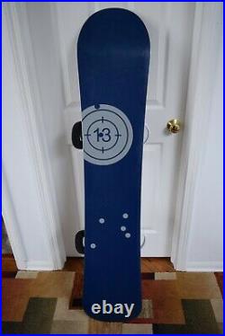 Burton Bullet Snowboard Size 154 CM With Mission Large Bindings