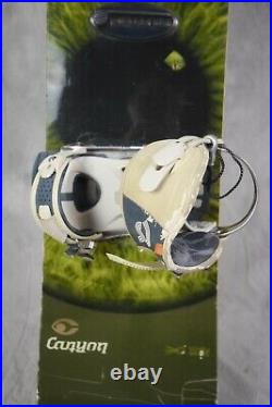 Burton Canyon Wide Snowboard 163cm With Extra Large Ride Bindings