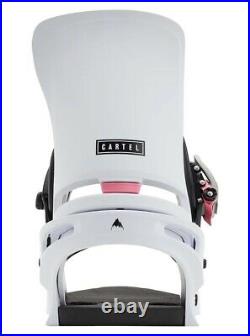Burton Cartel ReFlex Snowboard Bindings 2021 Large / Miami White