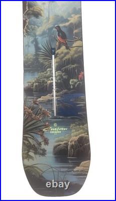 Burton Custom Camber Men's All-Mountain Snowboard, Jungle, 154cm