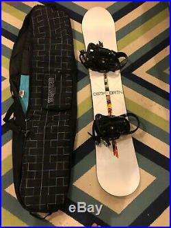 Burton Custom X All Mountain Men's Snowboard, Size 158, With Binding And Bag