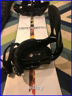Burton Custom X All Mountain Men's Snowboard, Size 158, With Binding And Bag