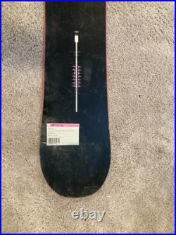 Burton Fix 152cm Snowboard 52mg All Mountain Freestyle Black Pink Men's Women's