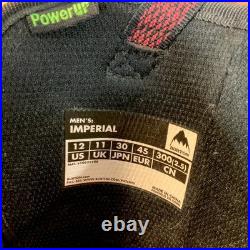 Burton Imperial Snowboard Boots Mens 12 Black Imprint 3 Speed Zone All Mountain