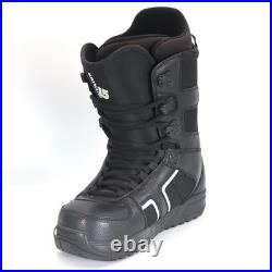 Burton Snowboard Boots Mens 9 Black Invader Lace Up All Mountain Winter Sports