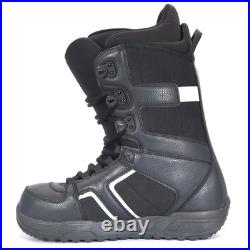 Burton Snowboard Boots Mens 9 Black Invader Lace Up All Mountain Winter Sports