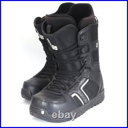 Burton Snowboard Boots Mens 9 Black Invader Lace Up All Mountain Winter Sports