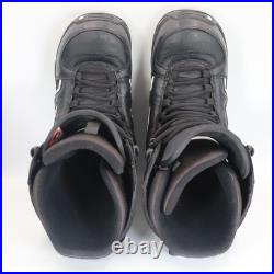 Burton Snowboard Boots Mens 9 Black Invader Lace Up All Mountain Winter Sports