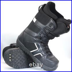 Burton Snowboard Boots Mens 9 Black Invader Lace Up All Mountain Winter Sports