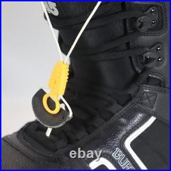 Burton Snowboard Boots Mens 9 Black Invader Lace Up All Mountain Winter Sports