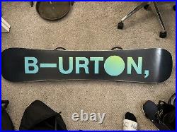 Burton Snowboard Size 155 With Step On Binding