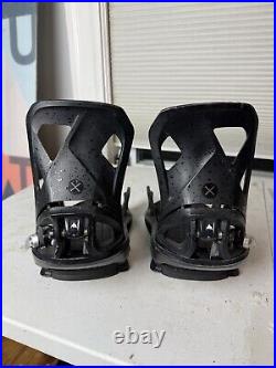 Burton Step On X ReFlex Men's Snowboard Bindings, Black, Size Medium