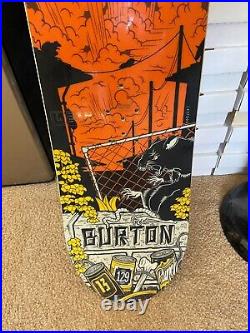 Burton Super Fly Snowboard 127 cm Used Orange Ratt 13 Lightspeed