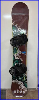 Burton Supermodel 168cm Twin-Tip All-Mountain Snowboard Burton EST Bindings L