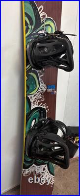 Burton Supermodel 168cm Twin-Tip All-Mountain Snowboard Burton EST Bindings L