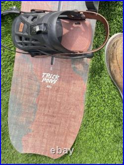 Burton Trick Pony Snowboard 2018. Boss Bindings Incl. Lightly Used. Excellent Burton Trick Pony Snowboard 2018. Boss Bindings Incl. Lightly Used. Excellent